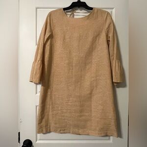 Elegant Tan Women's Dress